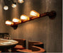 ASTRID Indrustrial Rustic Pipe Line Quadriplet Lamps.