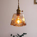 Aurelian Tinted Melted Glass Pendant Light.