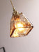 Aurelian Tinted Melted Glass Pendant Light.