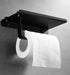 Bathroom Toilet Paper Holder Drill-Free Installation Aluminum Alloy Strong and Light Weight.