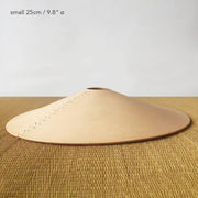 Baxter Leather Cone Shade Brass Fitting Pendant Light-DWHOME
