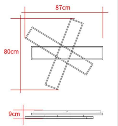 BEATRICE Windmill Ceiling Lamp.