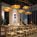 Birds Nest Rattan Bamboo Pendant Light.