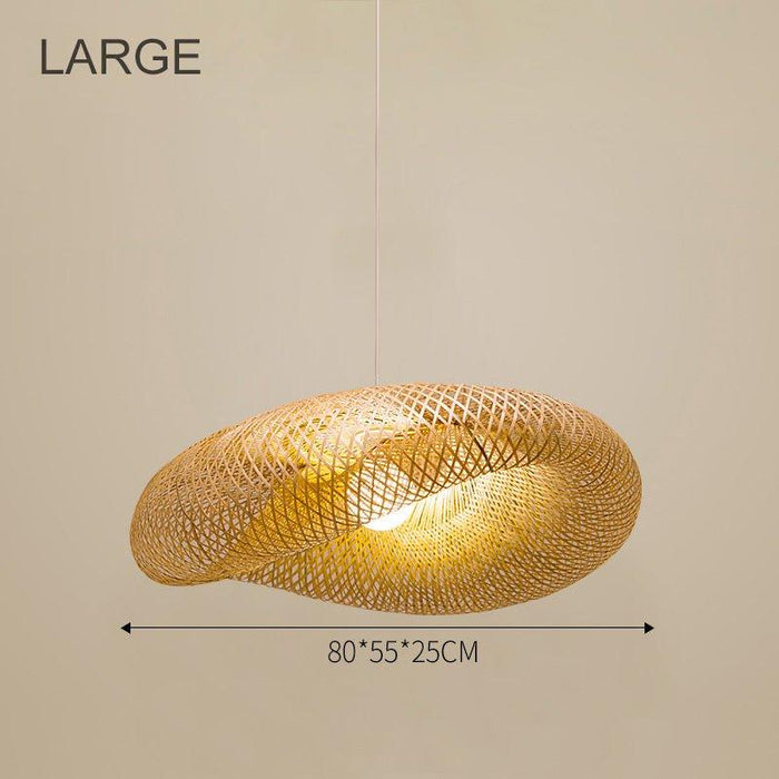 Birds Nest Rattan Bamboo Pendant Light.