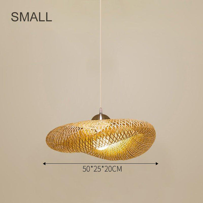 Birds Nest Rattan Bamboo Pendant Light.