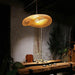 Birds Nest Rattan Bamboo Pendant Light.