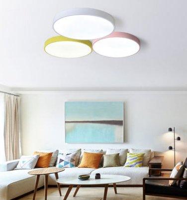 Birgitta Modern Nordic Pastel Colored Ceiling Light.