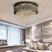 Black Crystal Luxury Rainfall Chandelier.