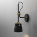 Black Hudson Wall Light-DWHOME