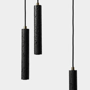 Black Lava A Concrete Minimalist Line Pendant Light-DWHOME