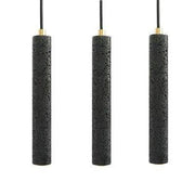 Black Lava A Concrete Minimalist Line Pendant Light-DWHOME