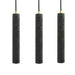 Black Lava A Concrete Minimalist Line Pendant Light.