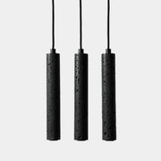 Black Lava A Concrete Minimalist Line Pendant Light-DWHOME