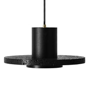 Black Lava C Concrete Minimalist Line Pendant Light-DWHOME