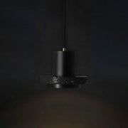 Black Lava C Concrete Minimalist Line Pendant Light-DWHOME