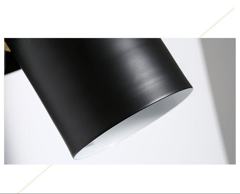 Black Spotlight Minimalist Wall Light.