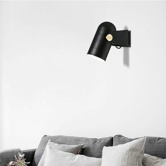 Black Spotlight Minimalist Wall Light.