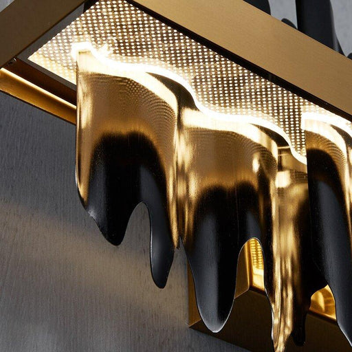 Black Waves Wall Lamp.