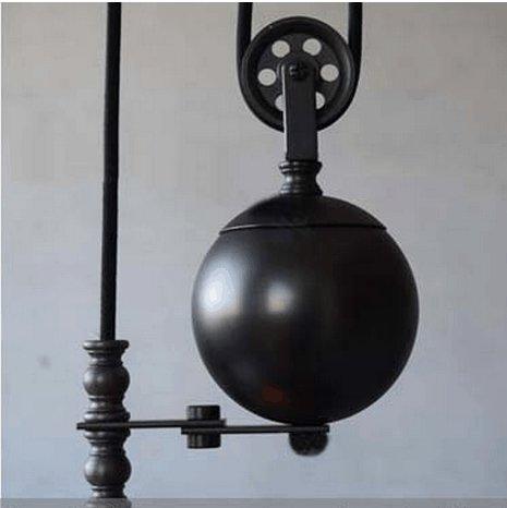 BORGHILD Disk Weighted Hanging Lamp.