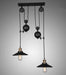 BORGHILD Disk Weighted Hanging Lamp.