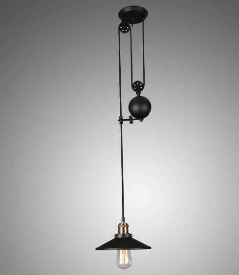 BORGHILD Disk Weighted Hanging Lamp.