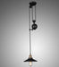 BORGHILD Disk Weighted Hanging Lamp.