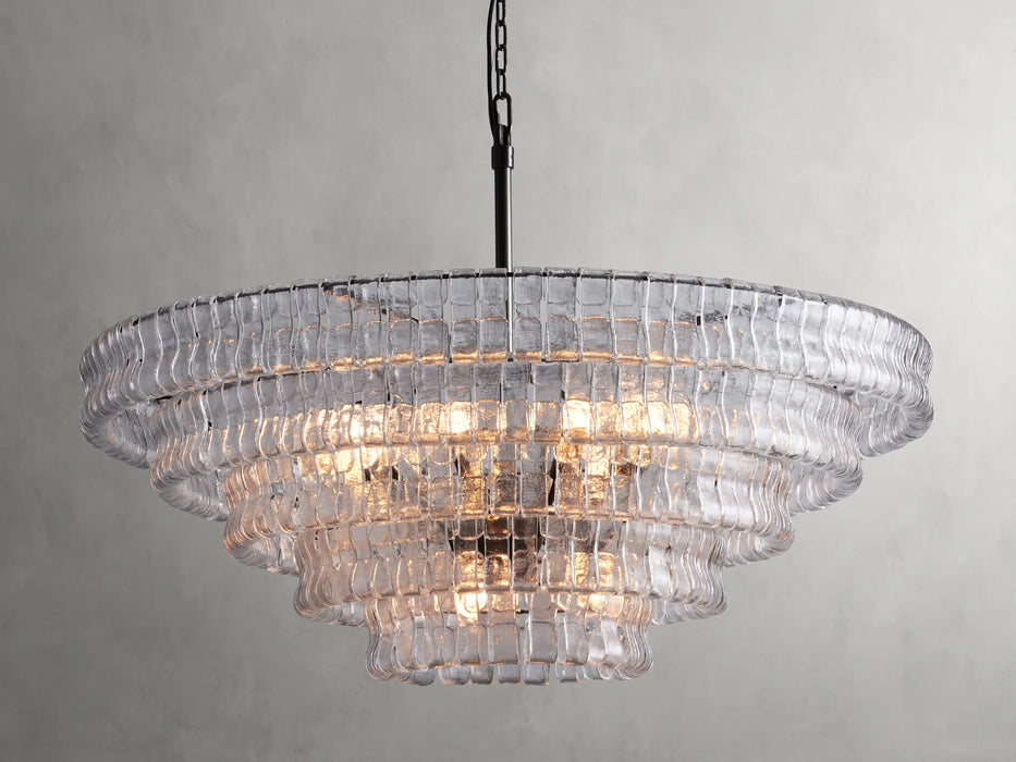 Ghiaccio Round Chandelier 36''48''-DWHOME