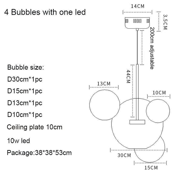 Bubble Glass Lamp.