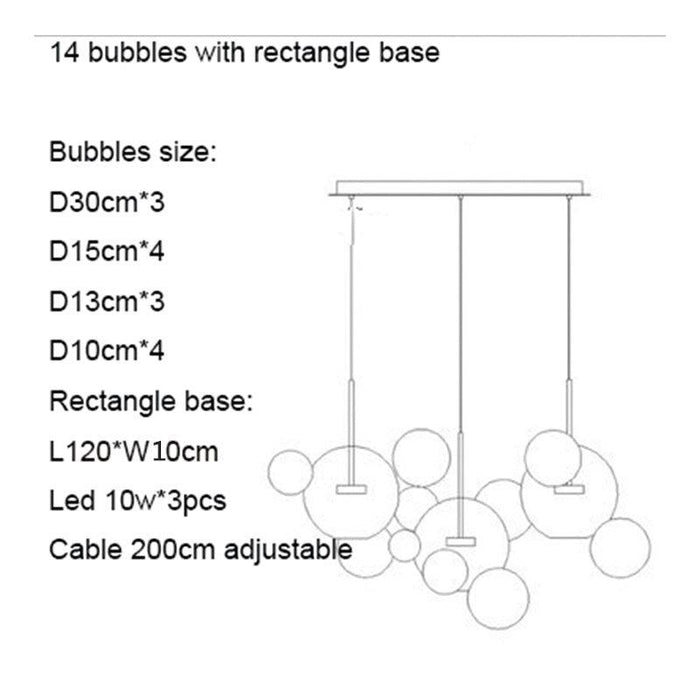 Bubble Glass Lamp - DWHOME