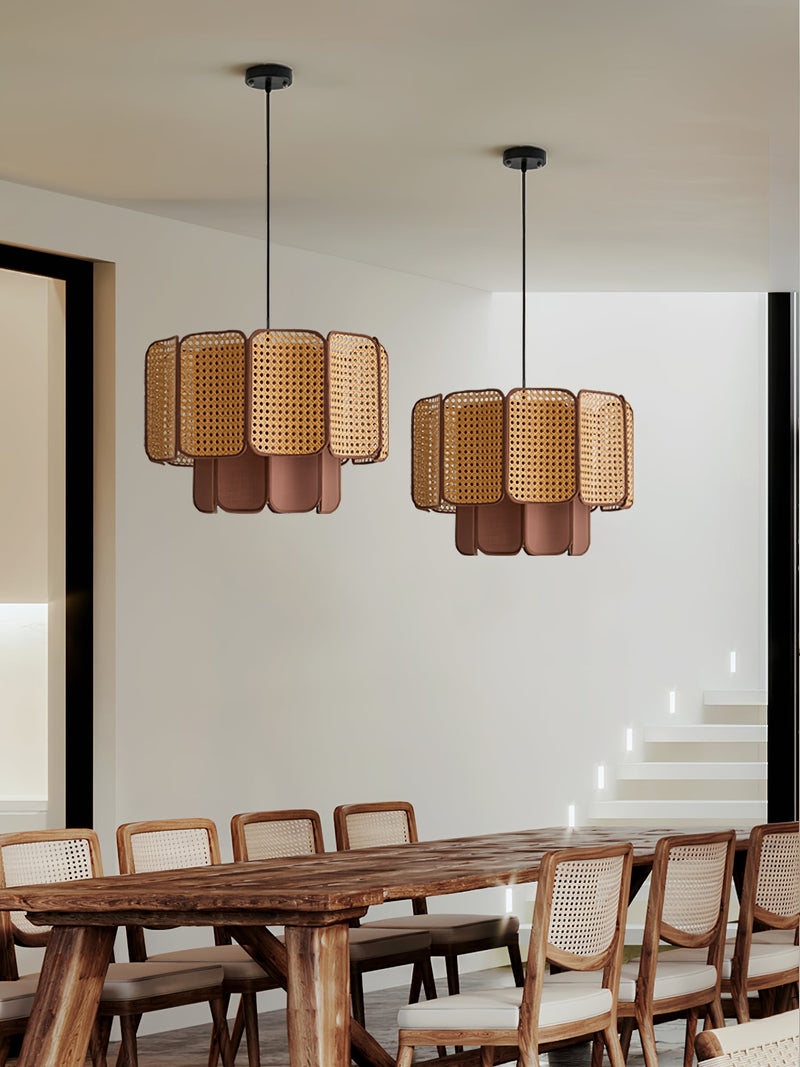 Soltera Woven Pendant Lamp-DWHOME