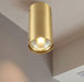 Cabaara Brass Pipe Ceiling Spotlight.