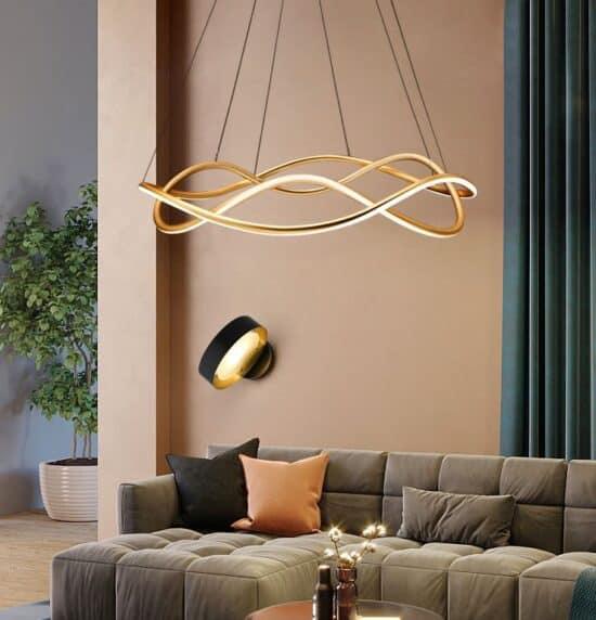 Camilla Organic Smooth Flow Pendant Lamp.