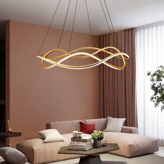 Camilla Organic Smooth Flow Pendant Lamp.