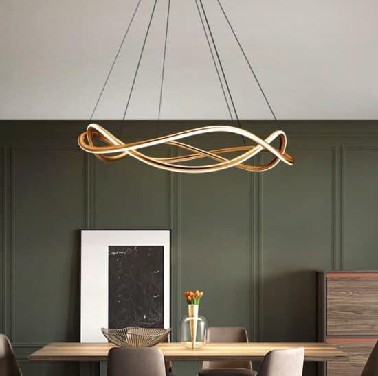 Camilla Organic Smooth Flow Pendant Lamp.