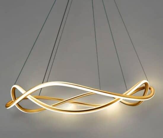 Camilla Organic Smooth Flow Pendant Lamp.