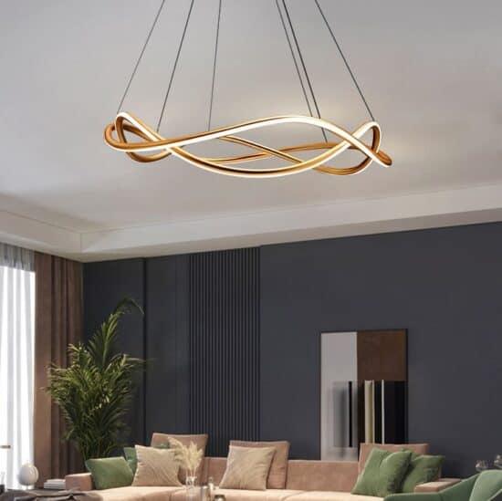 Camilla Organic Smooth Flow Pendant Lamp.