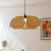 Cefalu Rattan Petals Pendant Light-DWHOME