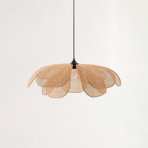 Cefalu Rattan Petals Pendant Light.