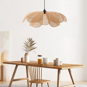 Cefalu Rattan Petals Pendant Light-DWHOME