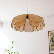 Cefalu Rattan Petals Pendant Light-DWHOME