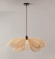 Cefalu Rattan Petals Pendant Light-DWHOME