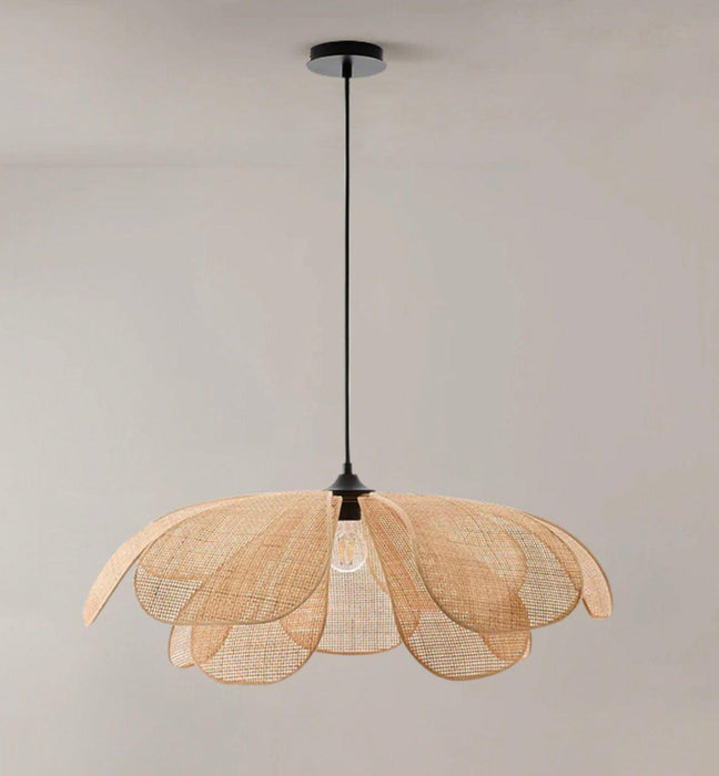 Cefalu Rattan Petals Pendant Light - DWHOME