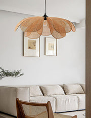 Cefalu Rattan Petals Pendant Light-DWHOME