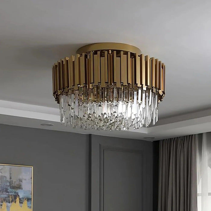 Gio Flush Mount Chandelier-DWHOME