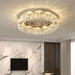 Gio Flush Mount Crystal Ceiling Light.