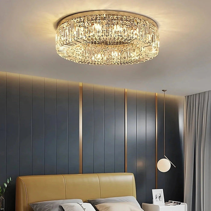 Specchio Crystal Ceiling Light.