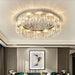 Gio Flush Mount Crystal Ceiling Light.