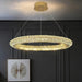 Bacci Crystal Modern Ceiling Light Fixture.