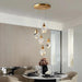 Diamante 5-Light Crystal Ceiling Light.