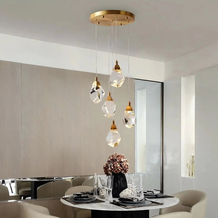 Diamante Crystal Pendant Chandelier.